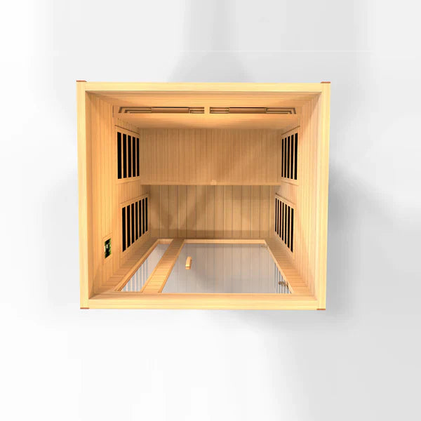 Dynamic Cardoba 2 Person Near Zero EMF Full Spectrum Infrared Sauna