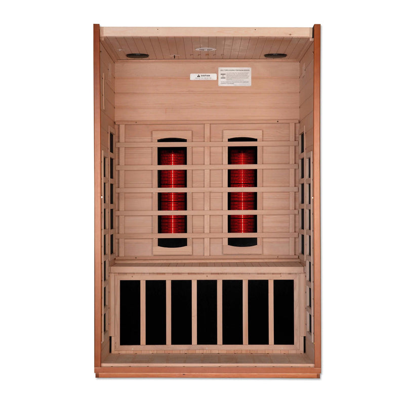 Dynamic Cardoba 2 Person Near Zero EMF Full Spectrum Infrared Sauna