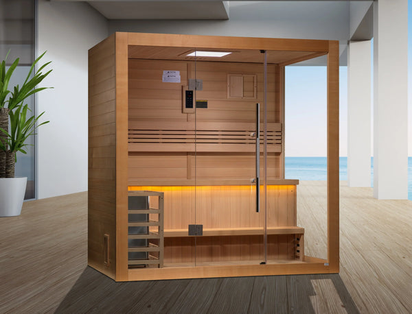 Golden Designs Forssa 3 Person Indoor Traditional Steam Sauna