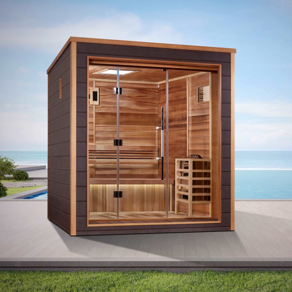 Golden Designs Drammen 3 Person Traditional Outdoor Sauna