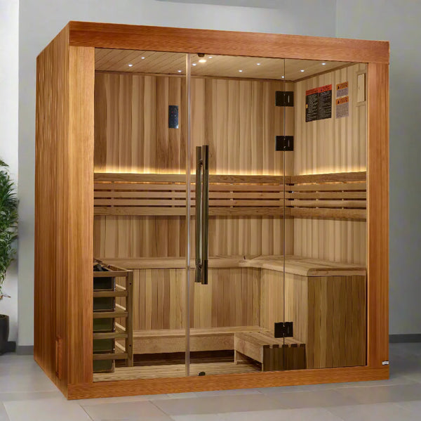 Copenhagen 3 Person Traditional Indoor Sauna