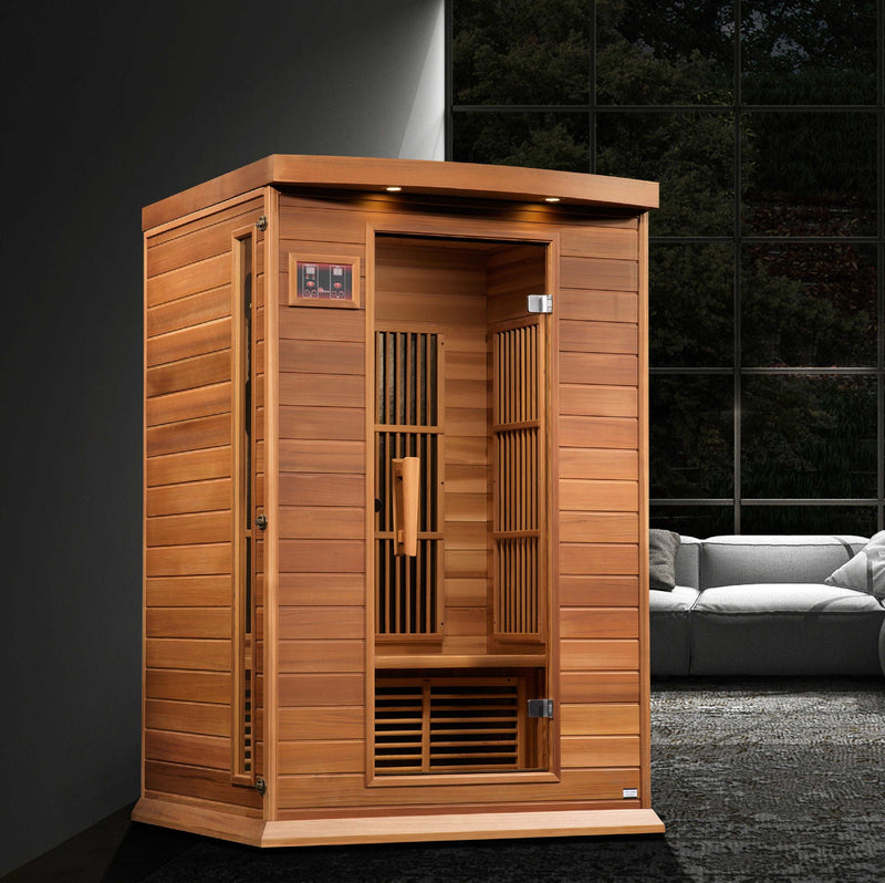 Maxxus 2 Person Near Zero EMF Far Infrared Sauna MX-K206-01-ZF CED