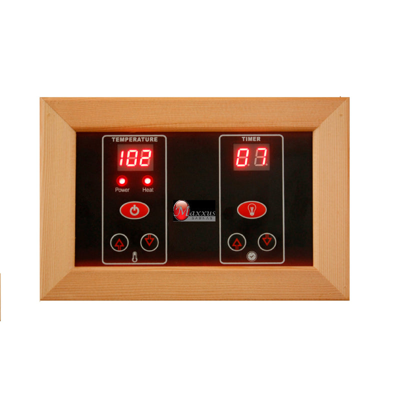 Maxxus Seattle Elite 2 Person Near Zero EMF Far Infrared Sauna